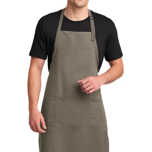Port Authority Easy Care Extra Long Bib Apron with Stain Release A700 Easy Care Extra Long Bib Apron with Stain Release Thumbnail
