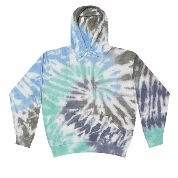 Colortone Tie-Dyed Cloud Fleece Hooded Sweatshirt 8600 Tie-Dyed Cloud Fleece Hooded Sweatshirt Thumbnail