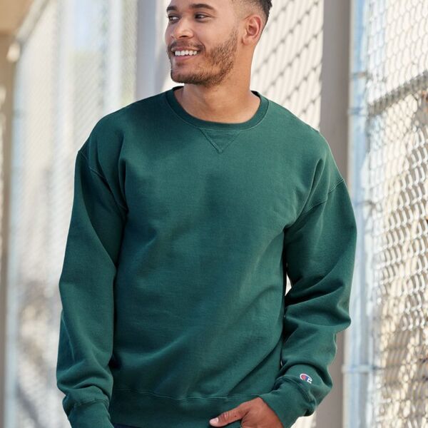 Champion Garment-Dyed Crewneck Sweatshirt CD400 Garment-Dyed Crewneck Sweatshirt Thumbnail