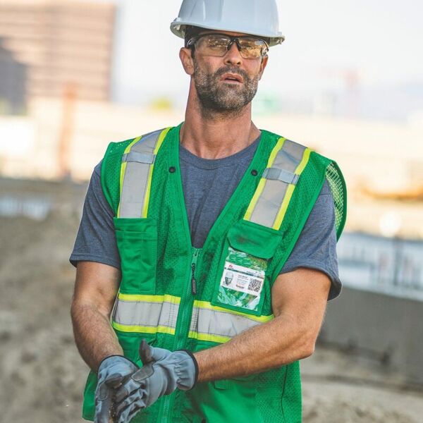 Kishigo EV Series® Enhanced Visibility Multi-Pocket Mesh Vest B100-111 EV Series® Enhanced Visibility Multi-Pocket Mesh Vest Thumbnail