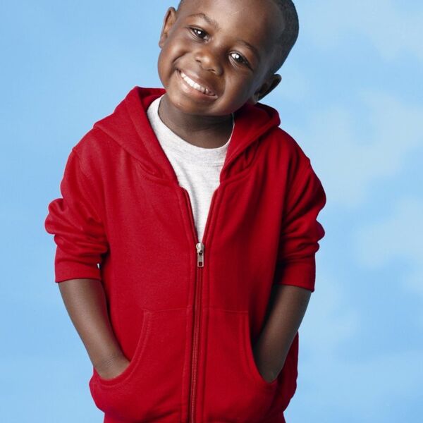 Rabbit Skins Toddler Full-Zip Fleece Hoodie 3346 Toddler Full-Zip Fleece Hoodie Thumbnail