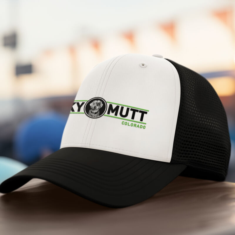 Printed Lucky Mutt Retro Trucker Cap Thumbnail