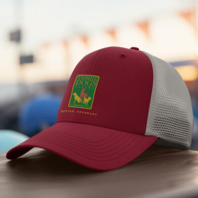 Three Dogs Retro Trucker Thumbnail