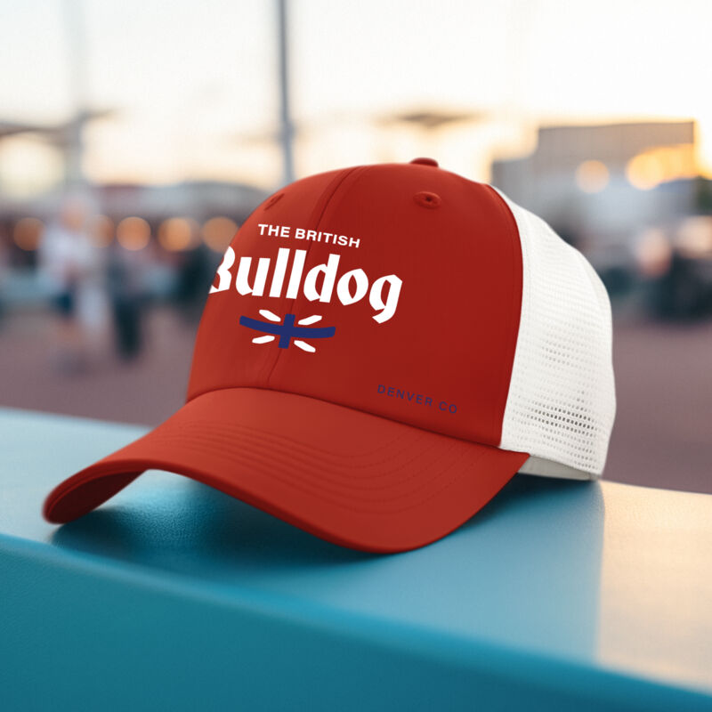 NEW! British Bulldog  - Revised YP Classic Retro Trucker Cap Thumbnail