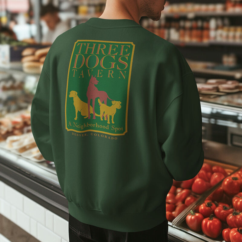 Three Dogs Crewneck Sweatshirt Thumbnail