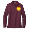 Women's Silk Touch Long Sleeve Polo Thumbnail