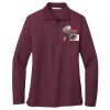 Women's Silk Touch Long Sleeve Polo Thumbnail