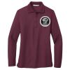 Women's Silk Touch Long Sleeve Polo Thumbnail