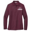 Women's Silk Touch Long Sleeve Polo Thumbnail