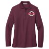 Women's Silk Touch Long Sleeve Polo Thumbnail