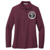 Women's Silk Touch Long Sleeve Polo Thumbnail
