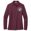 Women's Silk Touch Long Sleeve Polo Thumbnail